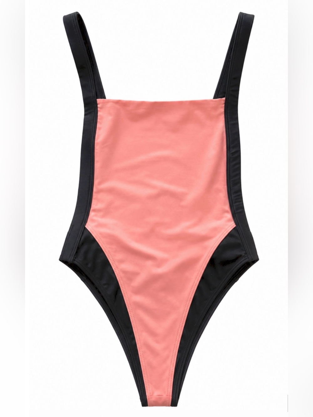 NEW FAE PINK BLACK BUCKLE LIMA ONE PIECE SWIMSUIT VICTORIA'S SECRET SZ XS